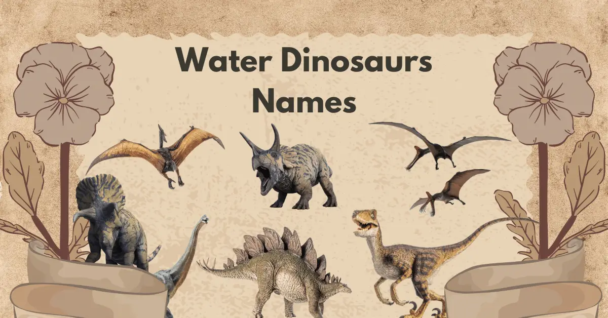 water dinosaur names